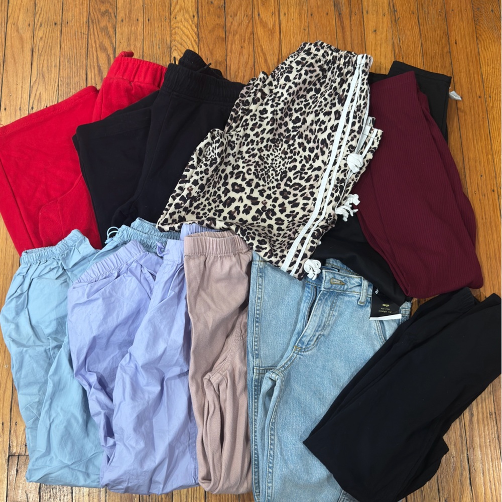 Girls Size 10 Pants Bundle 10pc NWT Cat & Jack Jeans EUC Gap Joggers & More